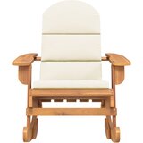  Stolica za ljuljanje Adirondack s jastucima bagremovo drvo | shoptok.hr
