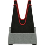 vidaXL Naslon za streljanje Siva 46 x 14 x 19.5 cm Plastika | Shoptok.si