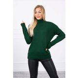 Kesi High neckline sweater green Cijene