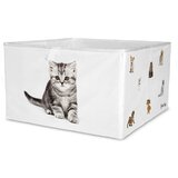 Butter Kings Bijeli tekstilni organizator za dječje igračke 32x32x20 cm The Cutest Ones – | shoptok.hr