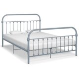  Za krevet sivi metalni 120 x 200 cm Cijene