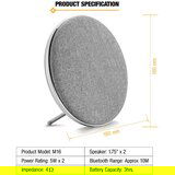 bluetooth zvučnik jonter M16 BTSM1/ 16 sivi | ePonuda.com