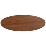 vidaXL Okrogla mizna plošča temno rjava Ø60x1,5 cm trdna hrastovina | Shoptok.si