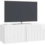 TV Omarica za TV, ki jo lahko montiraš na steno Bela visok sijaj, (5000210520) | Shoptok.si