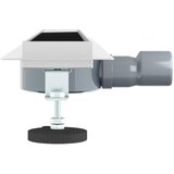  Odvod za tuš s staklenim poklopcem i 360° sifonom Crna 70 cm | shoptok.hr