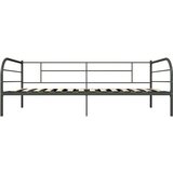  Posteljni okvir za dnevno posteljo siv kovinski 90x200 cm, (20606380) | Shoptok.si