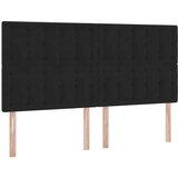  Krevet s od storage s madracem Crna 200 x 200 cm Baršun - Crna 200 x 200 cm Gumbi | shoptok.hr