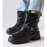 Gemre Black patent snow boots Ambretta | ePonuda.com