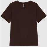 Marisse Plain Brown T-Shirt | Shoptok.si