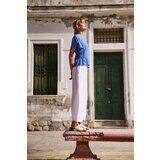 Marisse White Linen Culottes | Shoptok.si