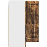  Zidni kutni ormar Dimljeni hrast 57 x 57 x 80 cm | shoptok.hr