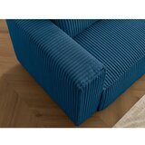 Bobochic Paris Plava sklopiva/s prostorom za odlaganje sofa od samta 244 cm Chelsea – | shoptok.hr