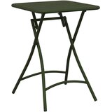 Bistro Stol Tamnozelena 55 x 55 x 72,5 cm Čelik s prahom | shoptok.hr