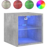 Zidni TV ormarići LED 2 kom boja betona 30 x 28,5 x 30 cm | shoptok.hr
