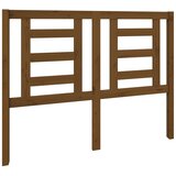 Maison Chic posteljno vzglavje - vzglavna omarica - nočna omarica medeno rjavo 126x4x100 cm trdna borovina, (21707509) | Shoptok.si