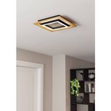 Eglo LED plafonjera Tirrenara, 4 x 5,4 W, drvo/crna/bijela, 37 cm, 900603 | shoptok.hr