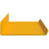  Lebdeća polica Zidne 2 pcs Žuta 60 x 8,5 x 2,5 cm Čelik | shoptok.hr