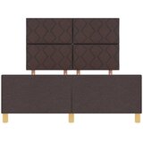  Krevetna konstrukcija Tamno smeđa 140 x 190 cm tkanina | shoptok.hr