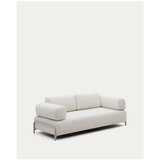 Kave Home Bež sedežna garnitura iz šenilje 232 cm Compo – | Shoptok.si