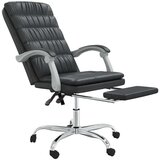  Uredski naslonjač od umjetne kože crni | shoptok.hr