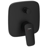Hansgrohe Logis Matt Black mešač sa prebacivačem četvrtasti 71405670 | ePonuda.com