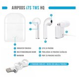  Slušalice bluetooth airpods I7S za iphone 7/Iphone 8/Iphone x crvene model 1 | ePonuda.com