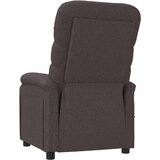  Masažni stol temno rjavo blago, (20608656) | Shoptok.si