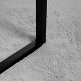  Protuklizni tepih od umjetnog zečjeg krzna OLITE Siva Ø 100 cm | shoptok.hr