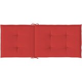  Jastuci za vrtne stolice 4 kom crveni 120x50x3 cm od tkanine | shoptok.hr