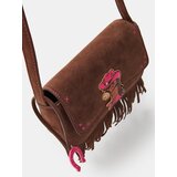 Sinsay Torba od imitacije antilopa u western stilu s resama i aplikacijom konja | shoptok.hr