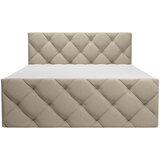CARRYHOME POSTELJA Z VZMETNICO 140 cm x 200 cm , tekstil rjavosiva | Shoptok.si