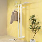 Spinder Design Bel jeklen stenski obešalnik s polico 100 cm Luno Large – | Shoptok.si