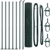 vidaXL Euro Ograda s 7 postolja s utorima 1.6x10 m od cinkovanog čelika | shoptok.hr