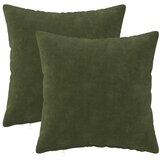  Jastuk s jastukom HEERLEN 2 kom. Zelena Mikrofibra Flis - Zelena 50 x 50 cm 2 | shoptok.hr