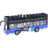  Autobus na kat za igru sa otvorenim krovom 1:16 sa zvučnim i svjetlosnim efektima - plavi | shoptok.hr