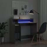  Stol S LED lampica Crni hrast 97 x 45 x 90 cm Konstruirano drvo | shoptok.hr