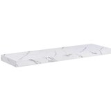  Polica na zidu Zidne 2 pcs Bijeli mramor 80 x 23 5 x 4 cm | shoptok.hr