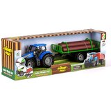 Traktor sa prikolicom za drva ( 1041149 )