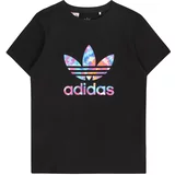 Adidas Majica 'TREFOIL' voda / oranžna / svetlo roza / črna