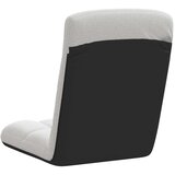  Sklopiva podna stolica sive boje 71x51x62 cm tkanina | shoptok.hr