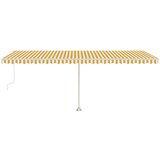  Samostojeća automatska tenda 600 x 350 cm žuto-bijela | shoptok.hr