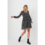 Moodo Flared dress with a floral pattern Cene