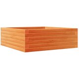 Maison Chic Vrtno cvetlično korito - Cvetlični Lonec voščeno rjavo 70x70x23 cm trdna borovina, (21790160) | Shoptok.si
