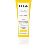 Q+A Ceramide krema za tuširanje za jačanje kožne barijere parfemi Sweet Almond + Pistachio 250 ml | shoptok.hr