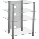 mizica za hi-fi naprave, srebrna, 54 cm