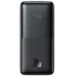 Baseus powerbank 10.000 mAh + USB A na tip C PD QC3.0 3A 20W PPBD040201 črni | Shoptok.si