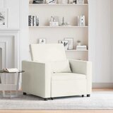 SOFA na razvlačenje Singl s kotačima Krema Baršun | shoptok.hr