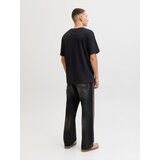 Jack & Jones Majica 'JJEJEFF' temno siva / črna / bela | Shoptok.si