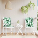 vidaXL Blazine za stole Drugo 2 pcs Vzorec listov 100 x 50 x 3 cm | Shoptok.si