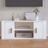 TV ormarić bijeli 100 x 35 x 40 cm od konstruiranog drva Cijene